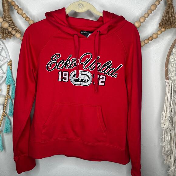 Ecko Unlimited Red Logo Hoodie - Picture 1 of 3